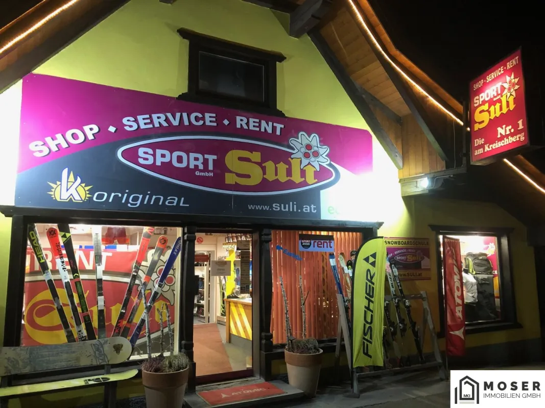 +++Attraktives sehr gut etabliertes Sportgeschäft mit hoher Stammkundenanzahl direkt am Kreischberg - Top Lage+++ - Bild 1