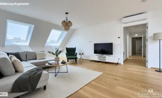 NEU! ++ NÄHE SCHÖNBRUNN ++ EXKLUSIVER DACHAUSBAU IM GRÜNDERZEITHAUS ++ BEZUGSFERTIGES EIGENTUM IN TOPLAGE – 1120 WIEN ++