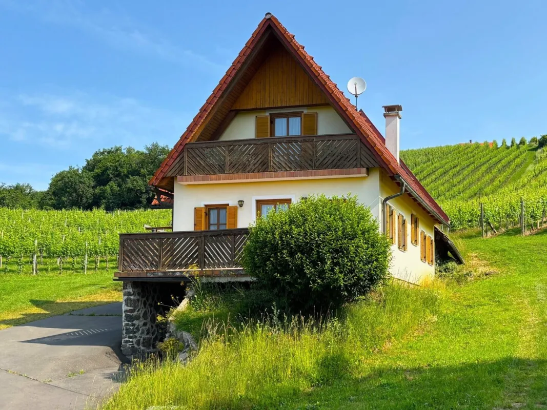 Umgebautes Kellerstöckl mit 3 Wohneinheiten, Terrasse, Balkon, Keller und Weingarten in Aussichtslage - Bild 1