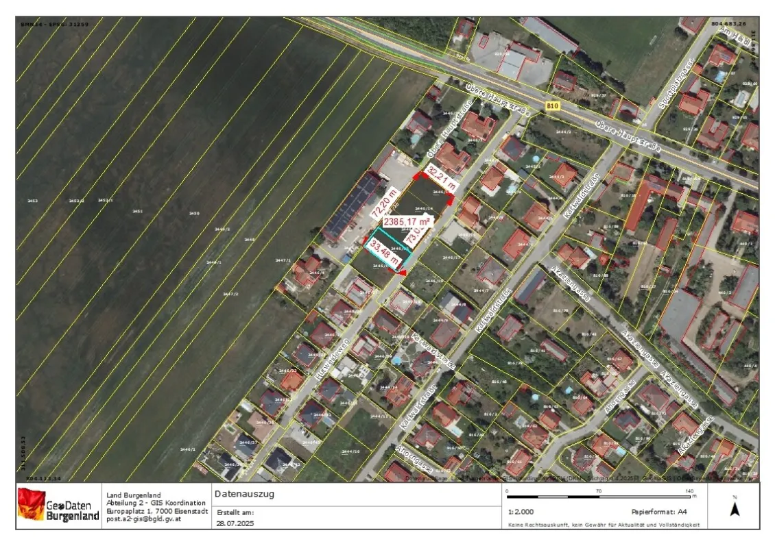 Nickelsdorf - Baurechtsgrund - ideal für Bauträger und Investoren - Bild 1