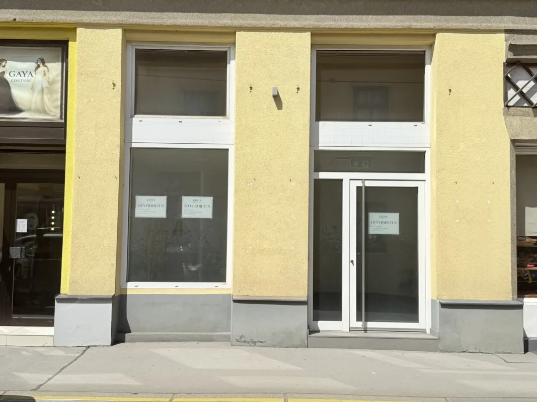1130! Geschäftslokal mit Lagerraum in Top-Lage - Bild 1