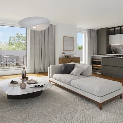 Stark reduziert - Jetzt 6,2% Preisvorteil nutzen! ZUM JUNGBRUNNEN! Großes WOW - MEGA Terrasse! Der nächste Sommer kann kommen... Ideal aufgeteilt + Beste Infrastruktur + Hochwertige Materialien + Garagenplatz optional! - Bild 3