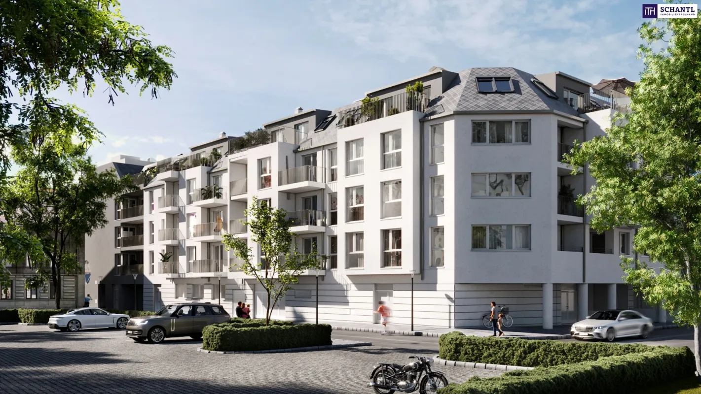 Stark reduziert - Jetzt 6,2% Preisvorteil nutzen! ZUM JUNGBRUNNEN! Investieren Sie im schönen Mistelbach! TOP Lage + TOP Wohnung! Perfekte Raumaufteilung + Garten und Loggia + Hochwertige Materialien + Garagenplatz optional! - Bild 1