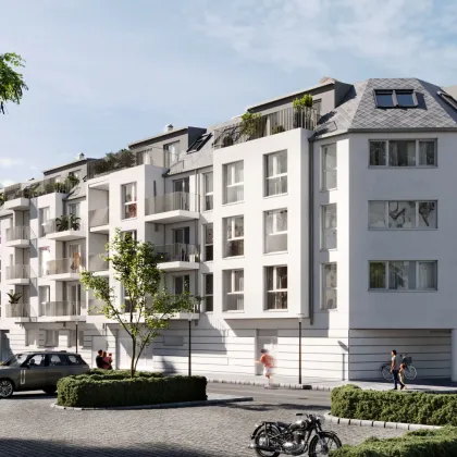 Stark reduziert - Jetzt 6,2% Preisvorteil nutzen! ZUM JUNGBRUNNEN! Ab ins Dachgeschoss! Perfekt aufgeteilte 3 Zimmer inkl. Terrasse! TOP Neubauprojekt + Beste Infrastruktur + Hochwertige Materialien + Garagenplatz optional! - Bild 3