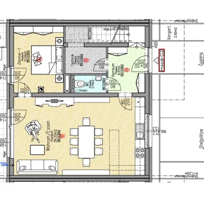 Modernes Reihenhaus mit Garten und Dachterrasse - Bild 2