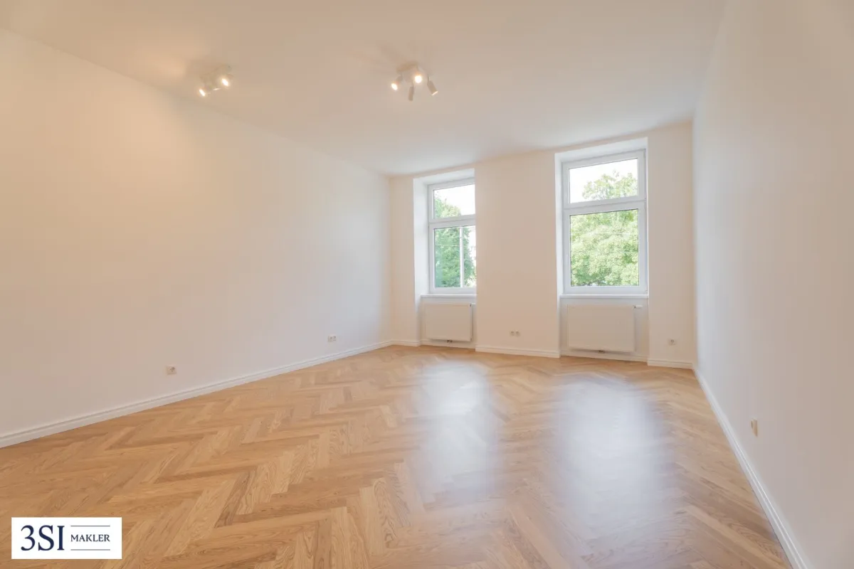 Erstbezug in ruhiger Lage – hochwertig sanierte 2-Zimmer Altbauwohnung am Laubepark - Bild 1