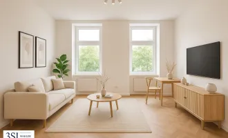 Erstbezug in ruhiger Grünlage – hochwertig sanierte 2-Zimmer Altbauwohnung am Laubepark