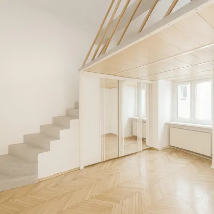 TOP ANBINDUNG - Altbau - ca. 57m² WFL - 2 Zimmer - 2. Liftstock - Einbauküche - Bild 2