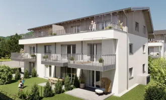 Neue 3-Zimmer Baurechtwohnung mit großer 24m² Dachterrasse in Bergheim!