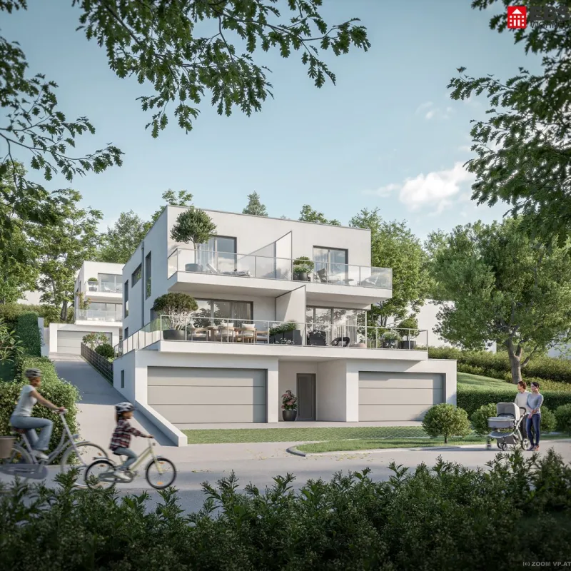 Luxuriöses Familienrefugium in Toplage: Premium Doppelhaus am Gaumberg - Bild 1