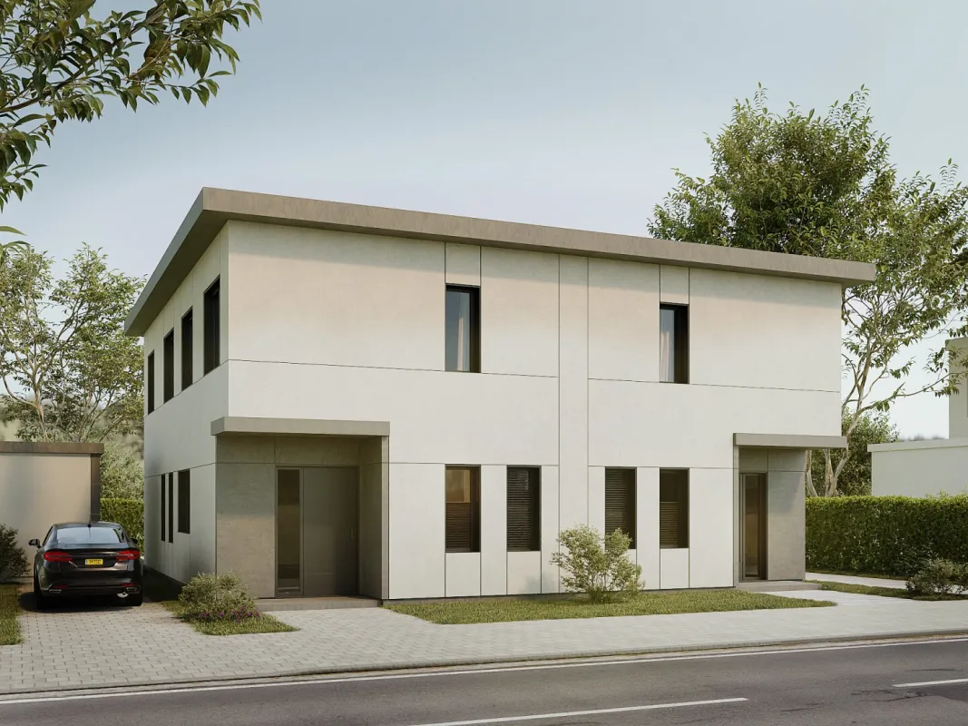 +EXKLUSIVES NEUBAUPROJEKT IN KOTTINGBRUNN+ Stilvolle Doppelhaushälften mit Garten! – Bezugsfertig Q1 / 2026 - Bild 1