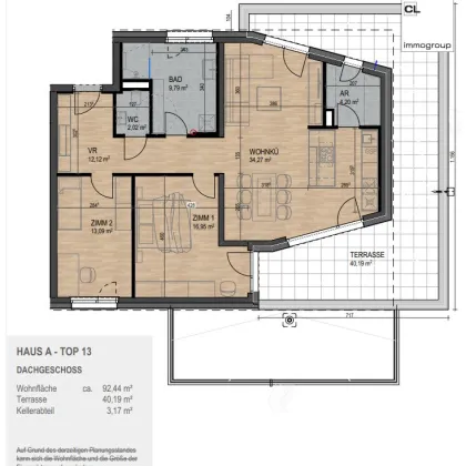 Hochwertige Mietwohnung mit großer Sonnenterrasse! - Bild 2