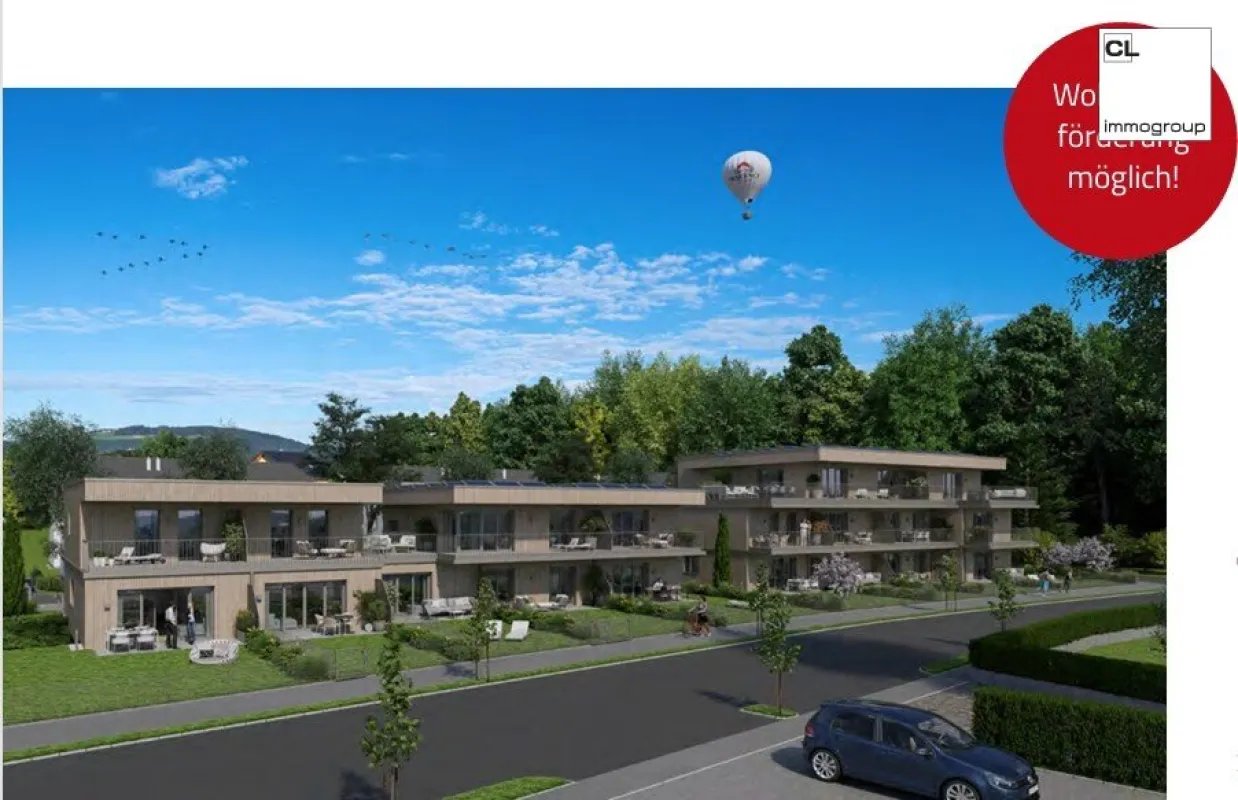 Ideal für Singles oder Paare: Moderne 3-Zimmer-Wohnung im Neubau mit Balkon - Bild 1