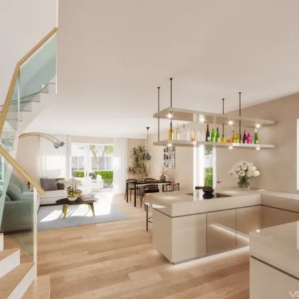 Moderne Doppelhaushälfte in Parndorf: Erstbezug mit Garten und Terrasse! - Bild 2