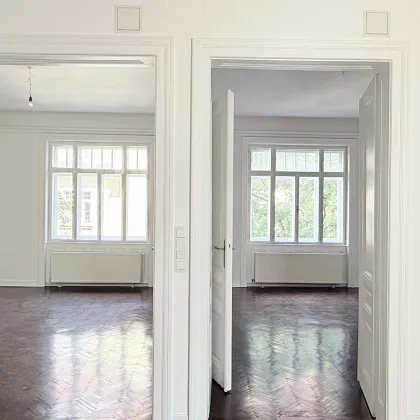 REPRÄSENTATIVES STILUNIKAT IN TOPLAGE - PRACHTVOLLE WOHNUNG - GRÜNBLICK - BESTE MIKROLAGE - HERRLICHER GRUNDRISS - 3. WOHNETAGE - GRÜNDERZEITJUWEL - 5 oder 6 ZIMMER VARIANTEN - Bild 2