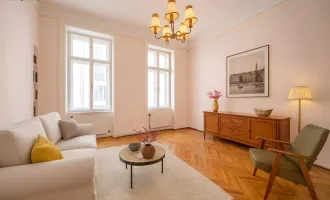 Stilaltbauwohnung mit Potenzial – ca. 122 m² im 2. Stock in Toplage des 6. Bezirks