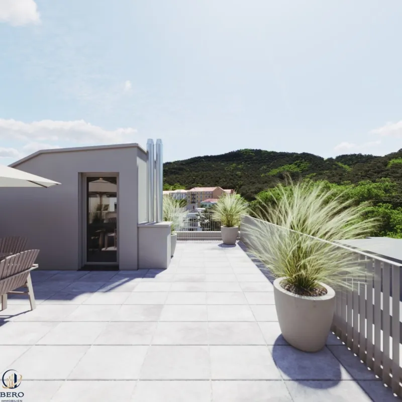 Sonne, Ruhe, große Dachterrasse und Landflair! - Bild 1