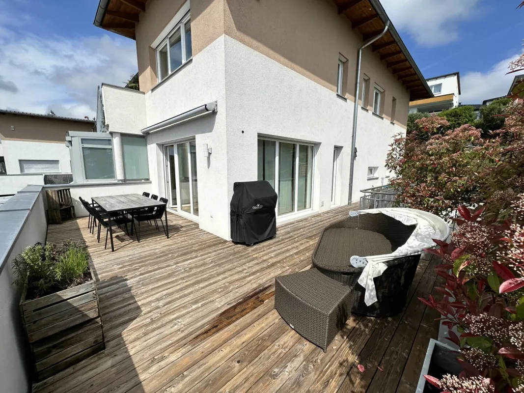 Moderne 3-Zimmer Maisonette mit großem Garten, Terrasse und 3 Kfz-Stellplätzen in Neuhofen an der Krems - Bild 1