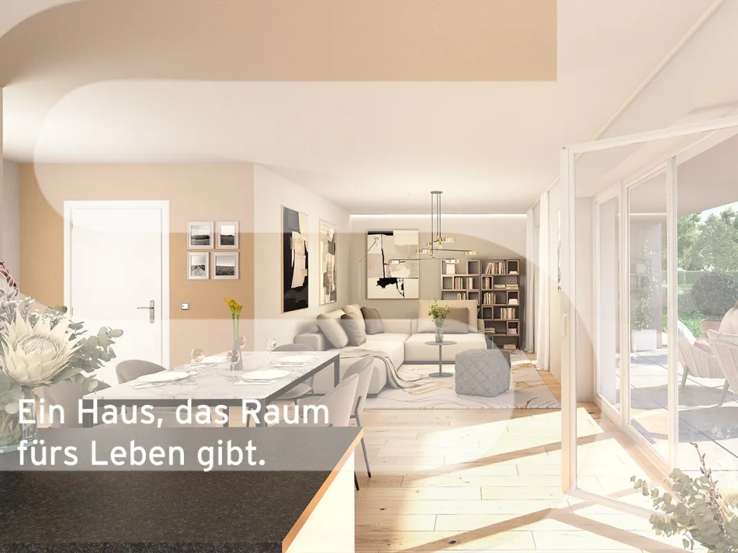 Leben am Eibenweg, Zuhause mit Panorama | Doppelhaushälfte in Thurnharting | DH7 - Bild 1