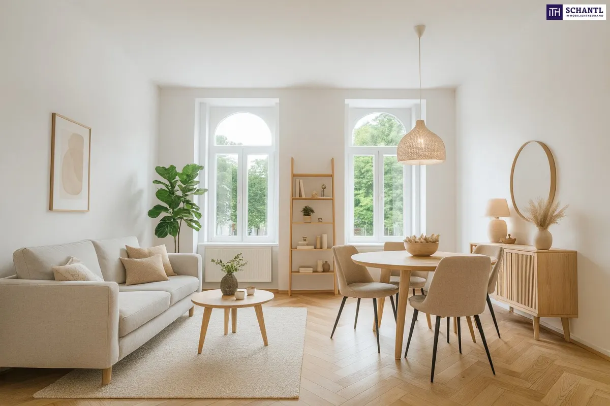 Elegante Altbauwohnung im Erstbezug nach Sanierung!! + Parkblick + großzügige Raumgestaltung - Bild 1