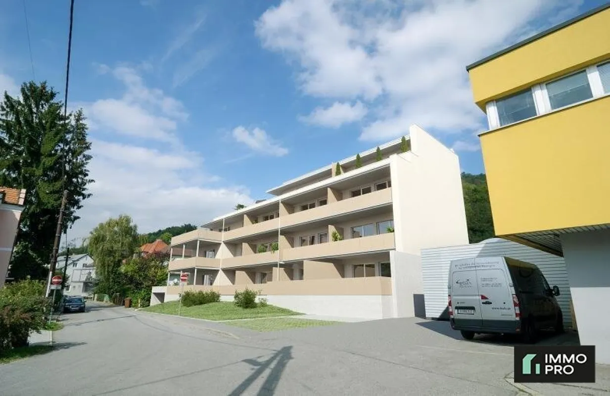 NEUBAU! Schöne 2-Zimmer-Wohnung mit Balkon und Tiefgaragenstellplatz in Top-Lage inkl. Heizkosten - zu vermieten! Geidorf! - Bild 1