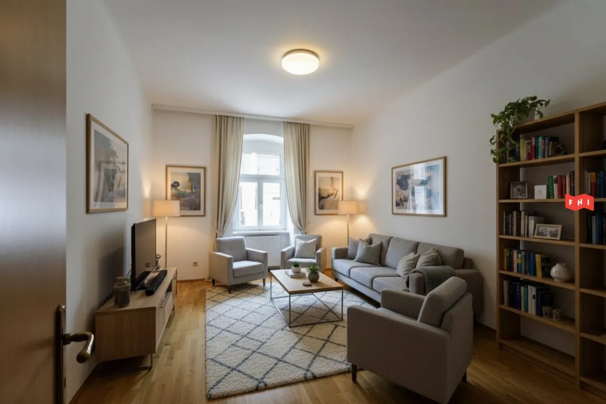 Schöne Altbau Erdgeschoss Wohnung mit Garten im Zentrum von Linz - Bild 1