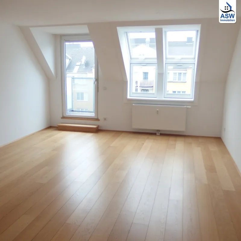 Wunderschöne 3-Zimmer Dachgeschoßwohnung mit Balkon in U-Bahn-Nähe (U3) - Bild 1