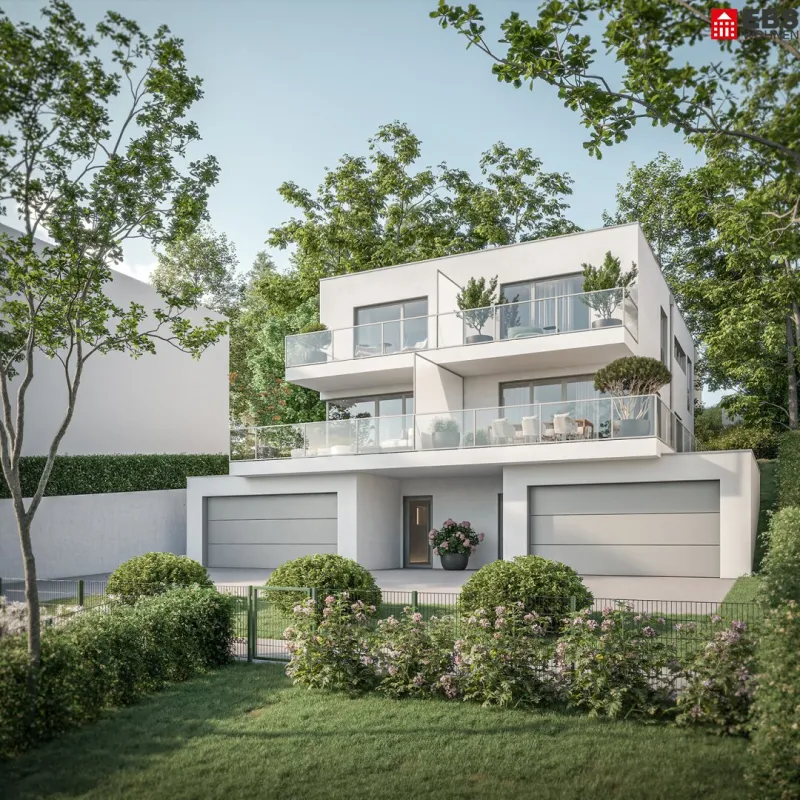Stil und Raum vereint mit viel Privatsphäre - Exklusives Doppelhaus am Gaumberg in Linz/Leonding - Bild 1