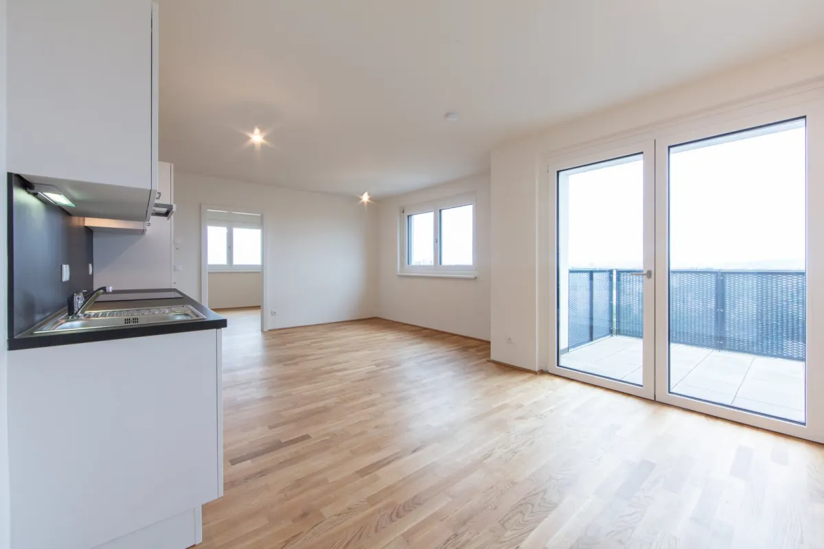 Neuwertige vermietete 3-Zimmer-Wohnung inkl. Westbalkon am Genochplatz - Bild 1