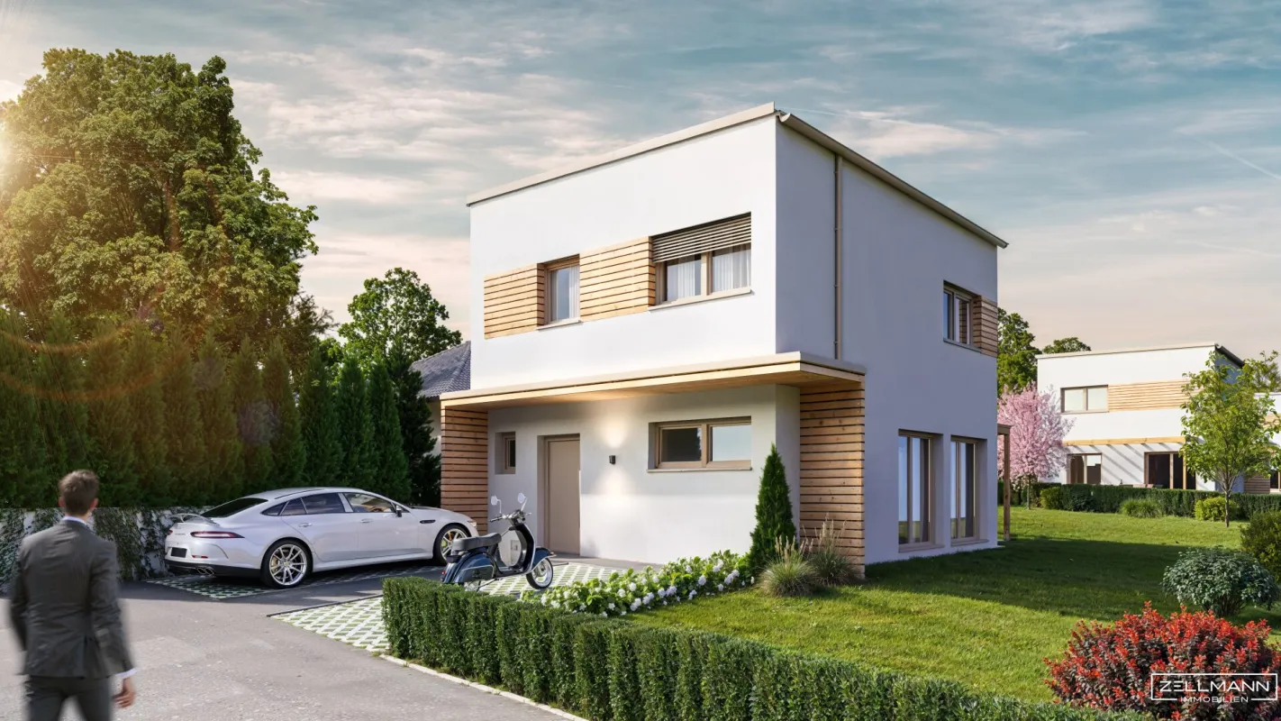 Architektur trifft Wohnkomfort – stilvolles Einfamilienhaus in Steinbrunn | ZELLMANN IMMOBILIEN - Bild 1