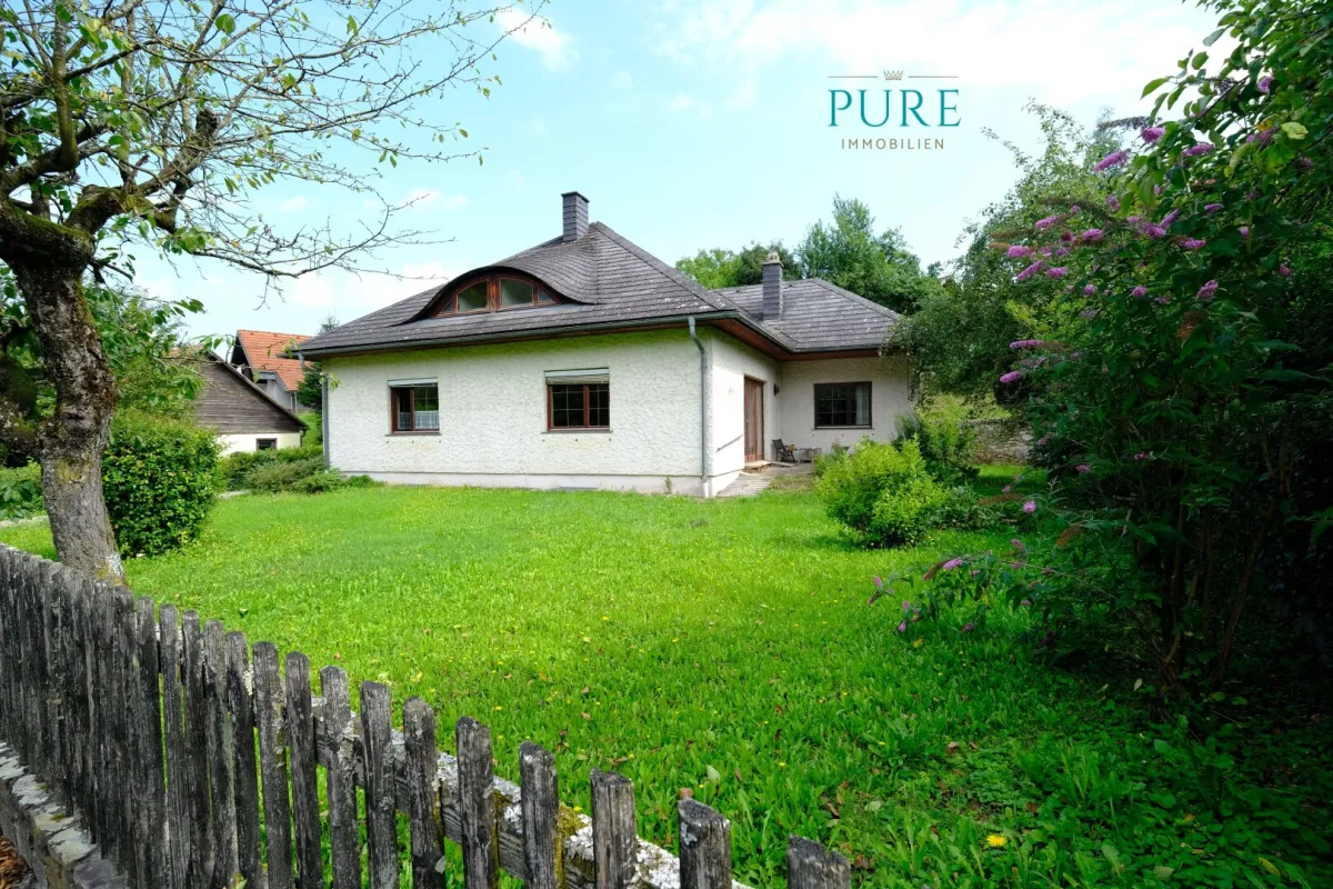 EINFAMILIENHAUS in IDYLLISCHER RUHELAGE mit schönem Eigengrund - Nähe St. Pölten! - Bild 1