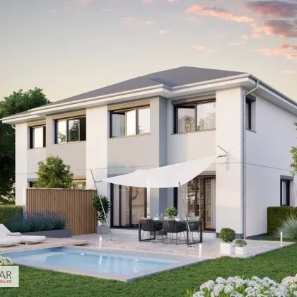 Modernes Doppelhaus in Wien: 124m² Erstbezug mit Garten, Terrasse und Stellplatz! - Bild 2