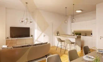 SEEBLICK: Wunderschöne 3-Zimmer-Neubauwohnung mit Südwest-Balkon im Herzen von Gmunden zu verkaufen!