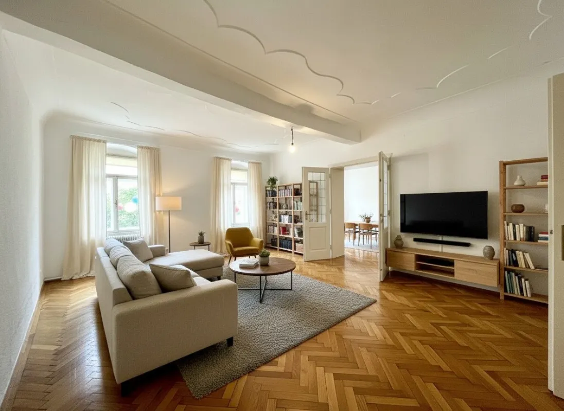 Großzügige Altbauwohnung im Herzen von Wiener Neustadt – befristet auf 3 Jahre - Bild 1