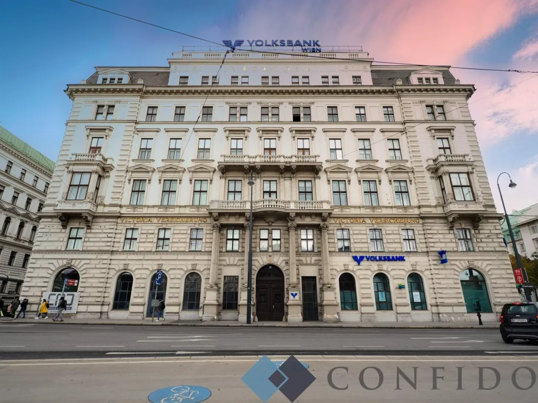 Dieses Büro ist ein Statement - Eine ganze Etage in prestigeträchtiger Lage beim Schottentor! - Bild 1