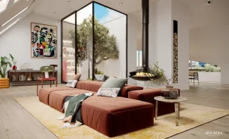 Das Penthouse über den Baumkronen