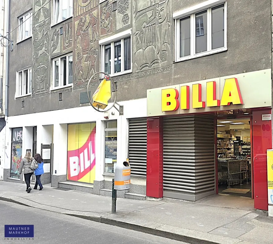 Strozzigasse - Geschäftslokal als Supermarkt befristet vermietet - zentral - Bild 1