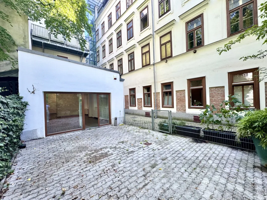 Attraktives Geschäftslokal/Büro mit eigenem Garten in bester Geschäftslage in Wien! - Bild 1