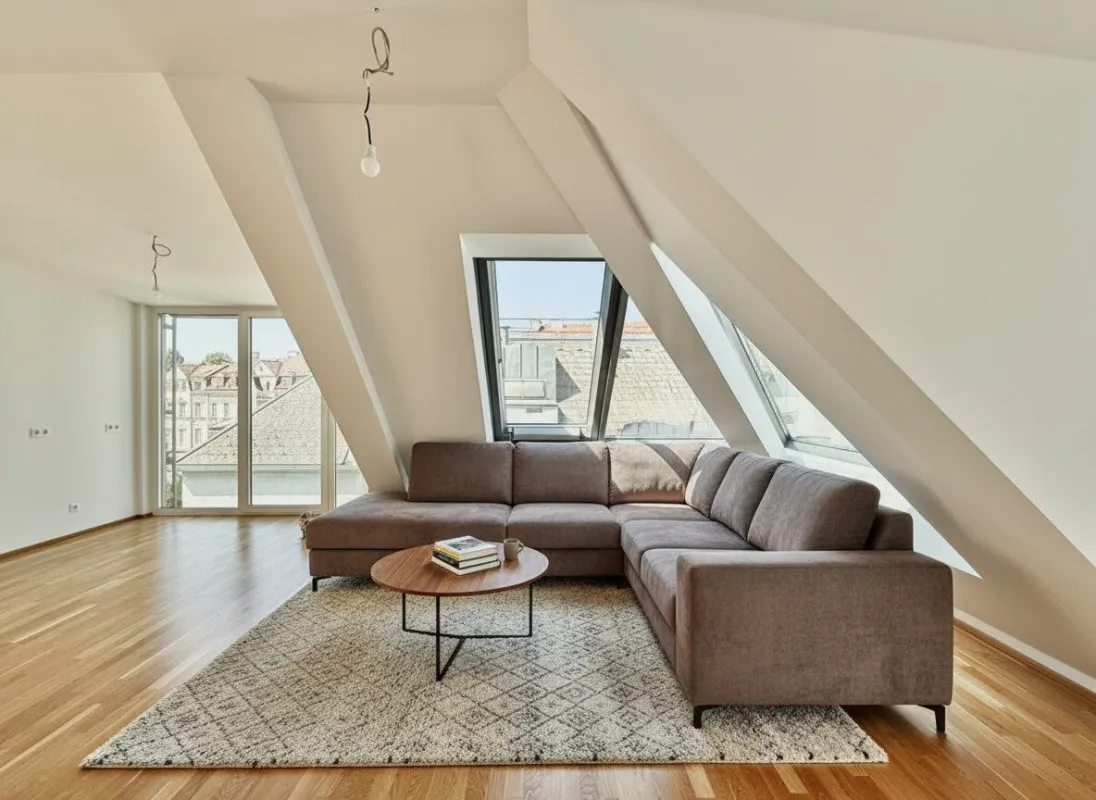 BELGHOFERHAUS 42 - Exklusive 3-Zimmer Penthousewohnung mit direktem Liftzugang und Klimageräten sowie eigener Dachterrasse - Bild 1
