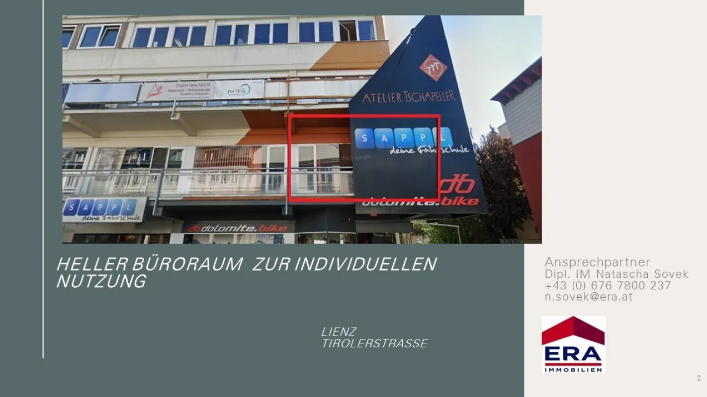 Heller barrierefreier  Büroraum für individuelle Nutzung zu vermieten - Bild 1