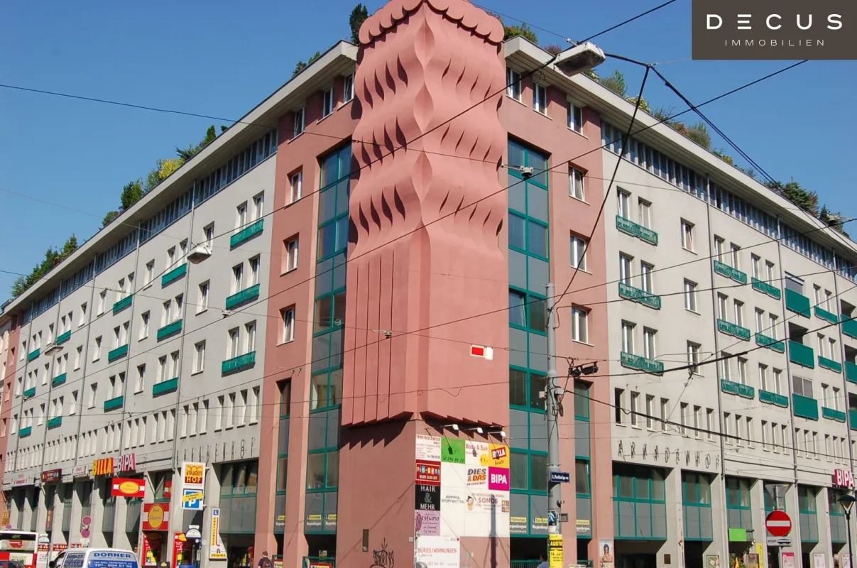 + + + ARKADENHOF + + + GEKÜHLTES BÜRO + + +  U3 Schlachthausgasse + + + - Bild 1