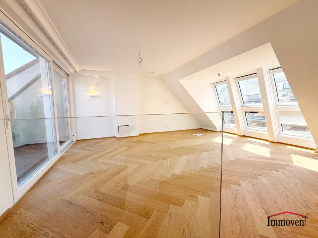 PROVISIONSFREI - ERSTBEZUG - Exklusive Dachgeschossmaisonette mit 2 Freiflächen und Deckenkühlung in RUHELAGE! - Bild 1