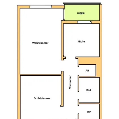 Ab sofort - Neu sanierte 2-Raum-Wohnung inkl. Loggia! - Bild 2