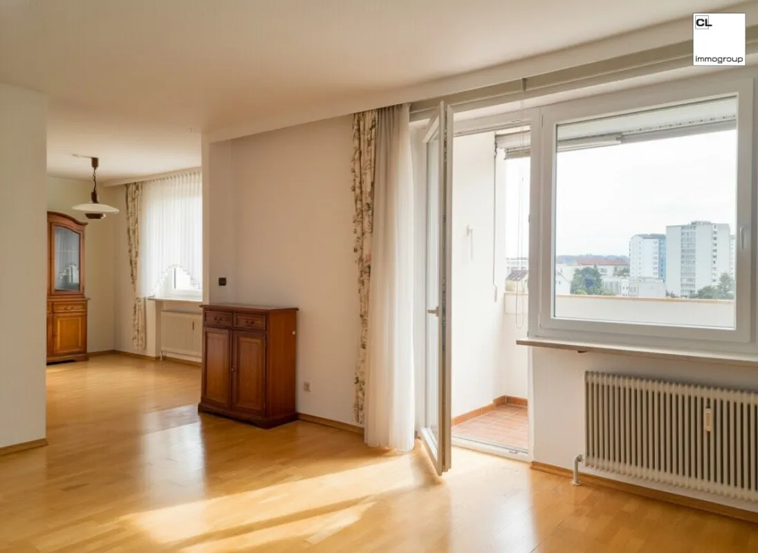 Charmante 4-Zimmer-Wohnung mit Loggia und großzügigem Schnitt - Bild 1
