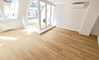 WOW! Familien-Wohnung im Dachgeschoss! Toll aufgeteilt + Zentrumsnah + 3 Zimmer mit Terrasse + Frisch saniert + Hauseigene Tiefgarage! Besser geht es nicht....