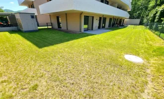Ein Stück Natur – ganz für sich allein! Das perfekte Familienparadies! Geniale Neubauwohnung mit WOW-Effekt! Riesiger Eigengarten und Terrasse + 4 Zimmer + Grün wohin das Auge reicht + Luftwärmepumpe!
