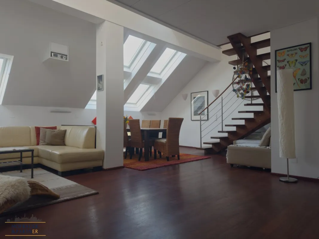 Exklusive Dachgeschoss-Maisonette mit Terrasse in bester Lage des 3. Bezirks - Bild 1