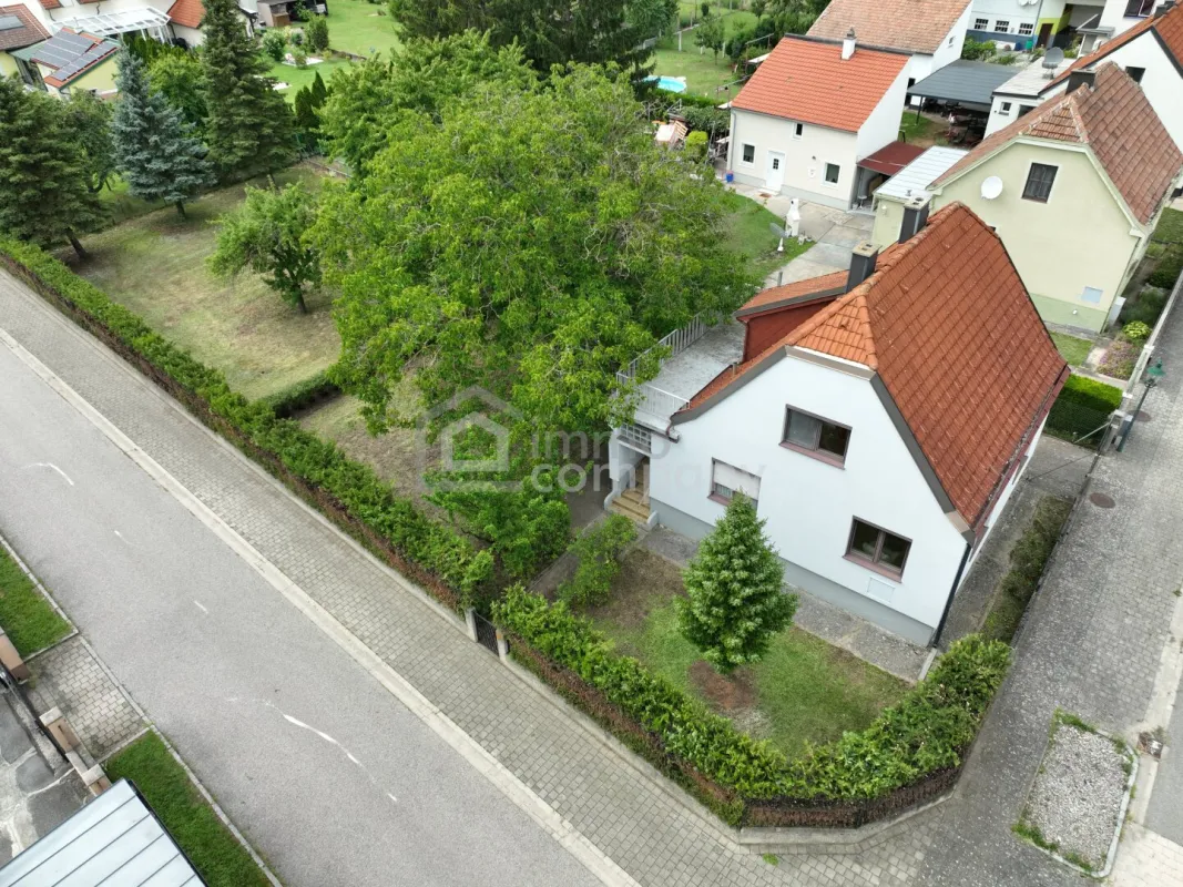 Renovierungsbedürftiges Haus mit Grünblick in Trautmannsdorf/Leitha zu verkaufen! - Bild 1