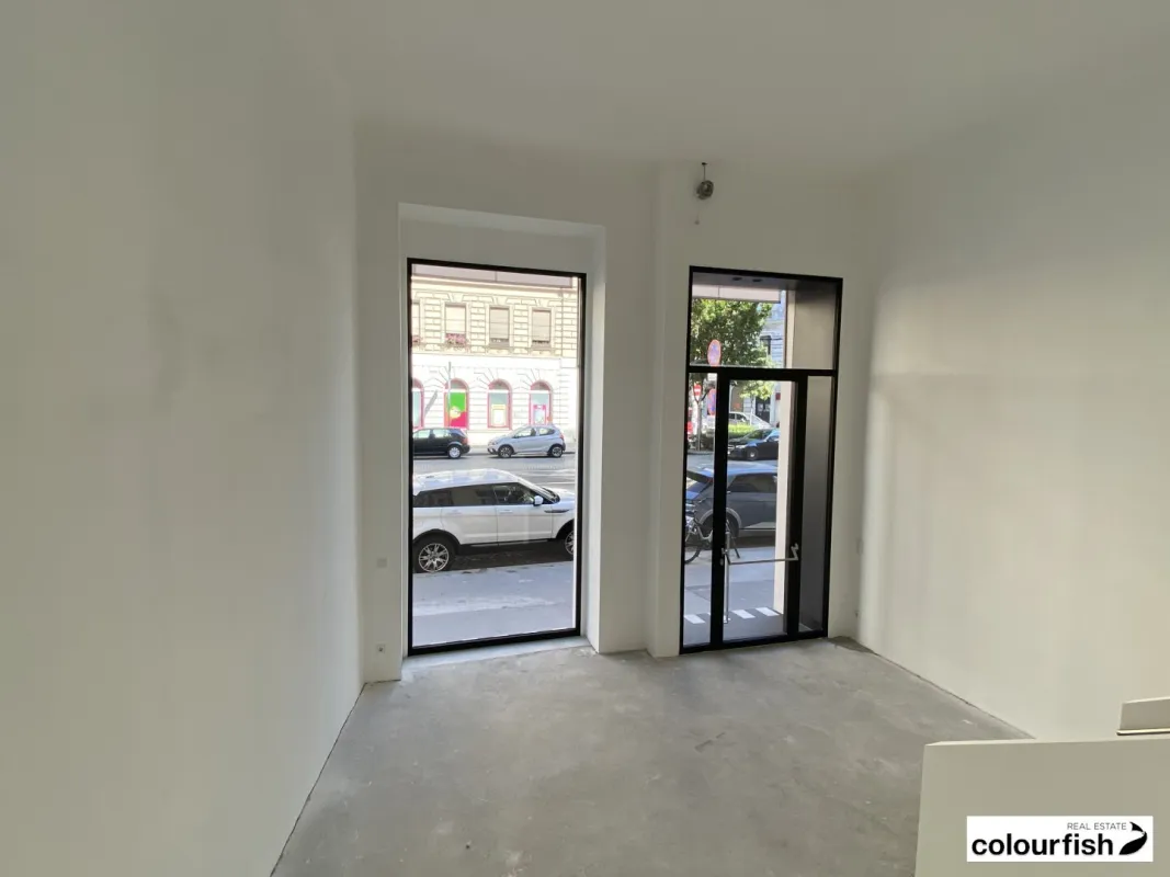 Sehr gut sichtbare Geschäftsfläche in der Porzellangasse - Bild 1