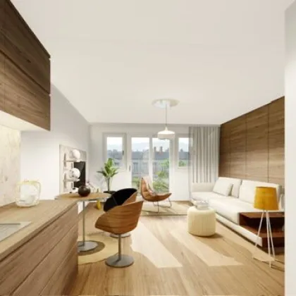 Gürtel neu interpretiert – Wohnprojekt der Extraklasse, smarte Wohnlösung – modernes, geräumiges Studio mit privater Terrasse & sensationellem Stadtblick - Bild 2